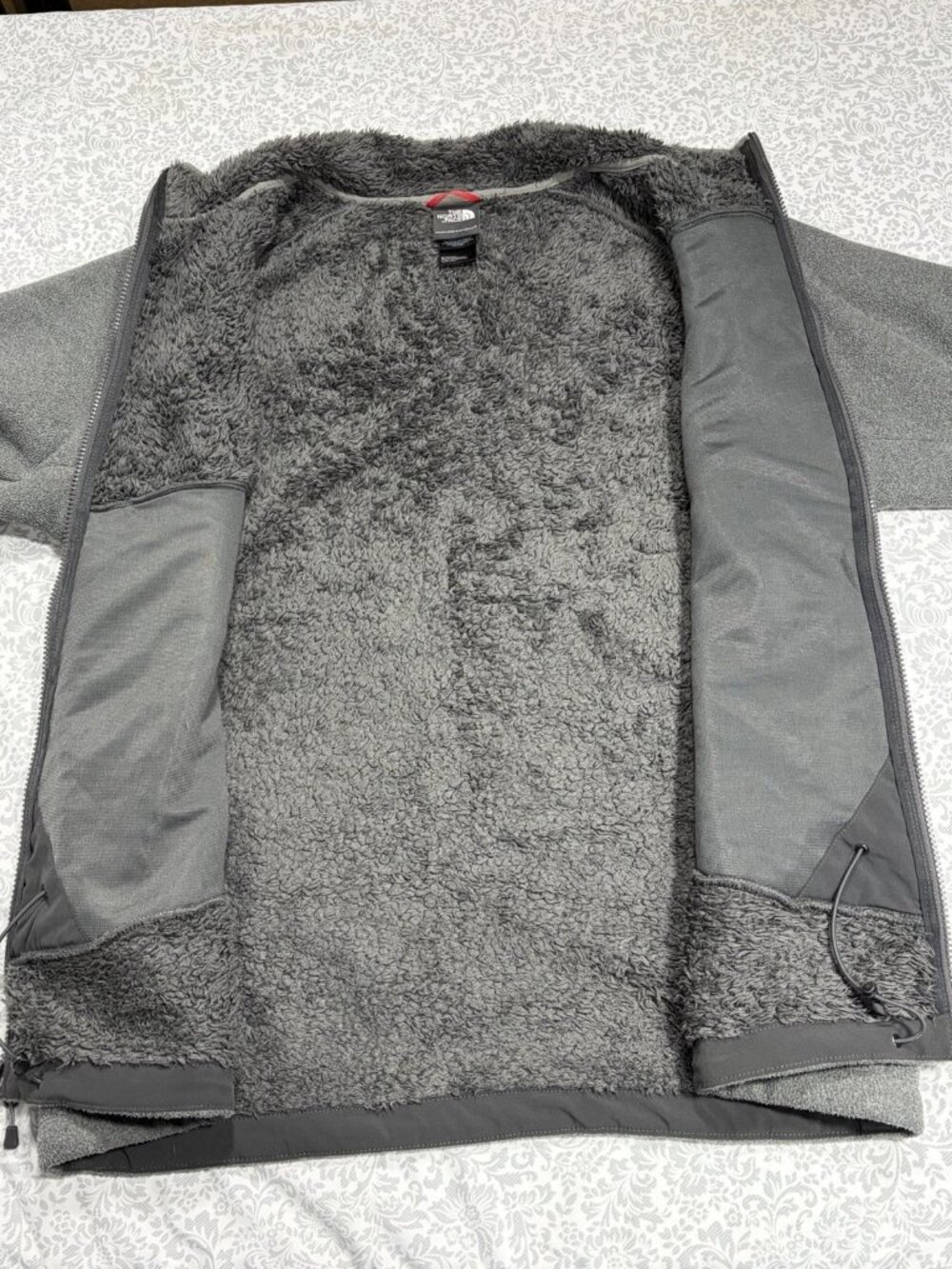 The North Face Jacket Mens XL Chimborazo Full Zip Gray Fleece Lined Outdoor - Picture 5 of 15